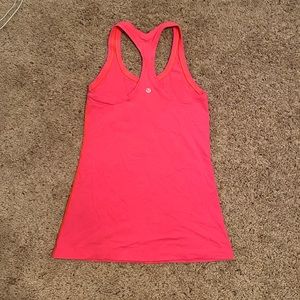 Hot pink lululemon tank